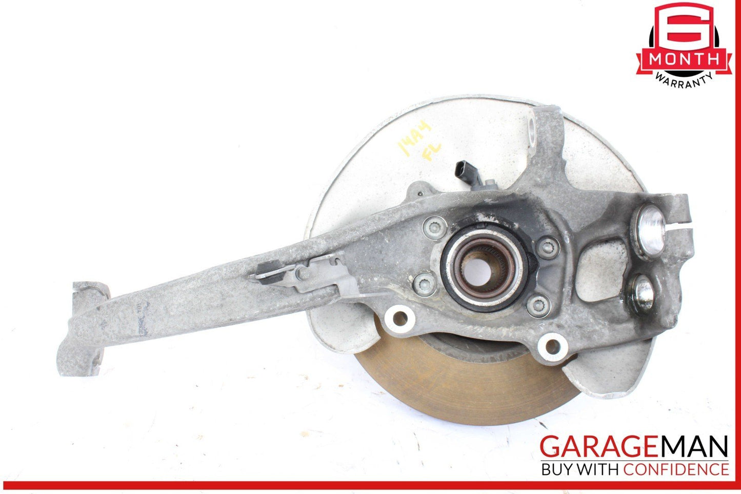 13-17 Audi A4 SQ5 Front Left Driver Side Spindle Knuckle Wheel Hub w/ Disc Rotor