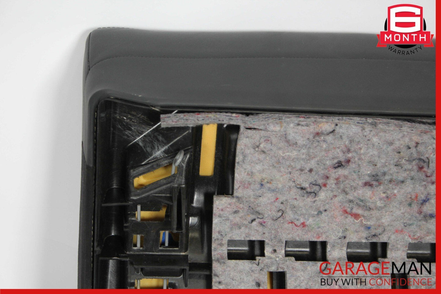 03-06 Mercede W220 S600 Rear Left Side Lower Bottom Seat Cushion Black OEM