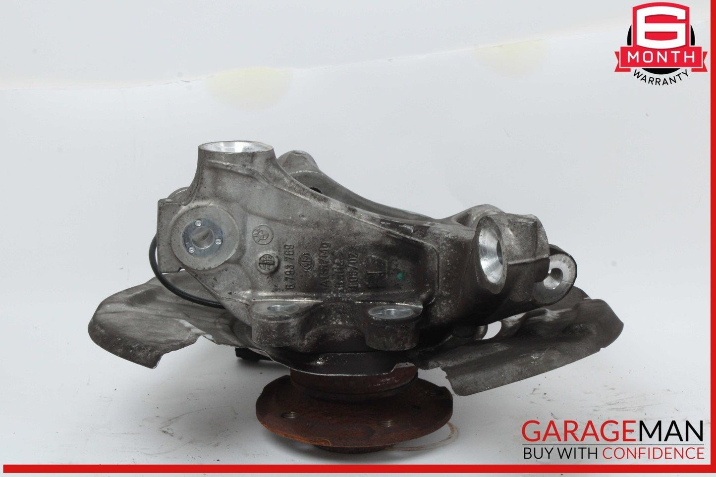 11-16 BMW 528i 535i 550i F10 Rear Left Driver Side Spindle Knuckle Wheel Hub OEM