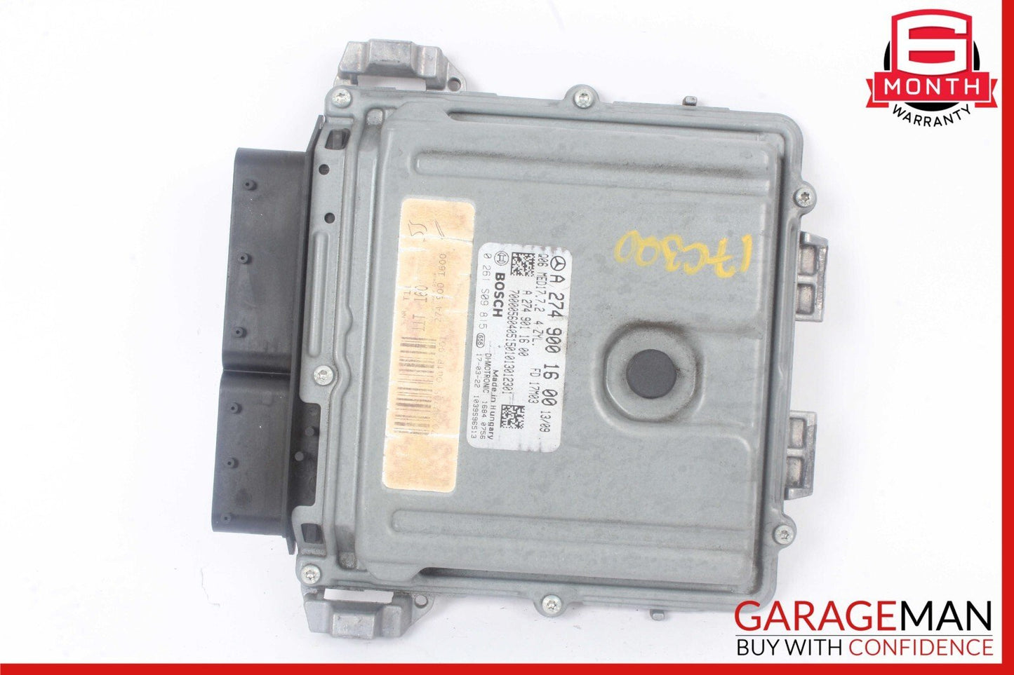 15-20 Mercedes W205 C300 GLC350e E300 M274 2.0L ECU ECM Engine Control Module