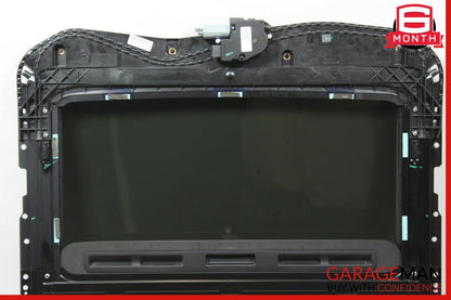 14-17 Maserati Ghibli Upper Pano Panoramic Sunroof Sliding Roof Rail Frame Glass
