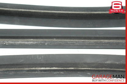 14-17 Maserati Ghibli Rear Exterior Door Chrome Trim Molding Panel Cover Set OEM