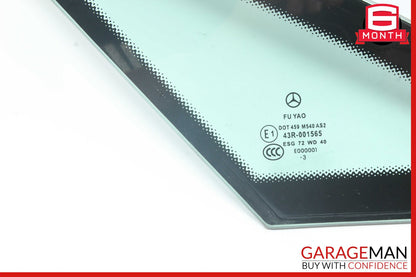 10-17 Mercedes W207 E350 E400 Coupe Rear Left Driver Quarter Window Glass OEM
