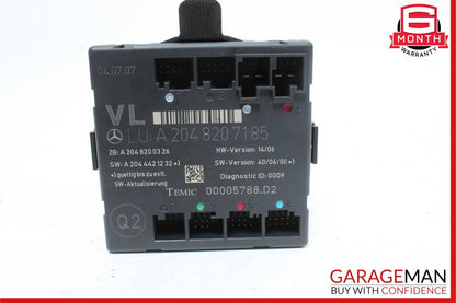 08-14 Mercedes W204 C350 C250 C300 Front Left Side Door Control Module OEM