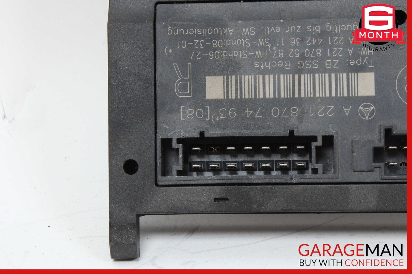 07-13 Mercedes W221 S550 S65 AMG Front Right Side Under Seat Control Module OEM