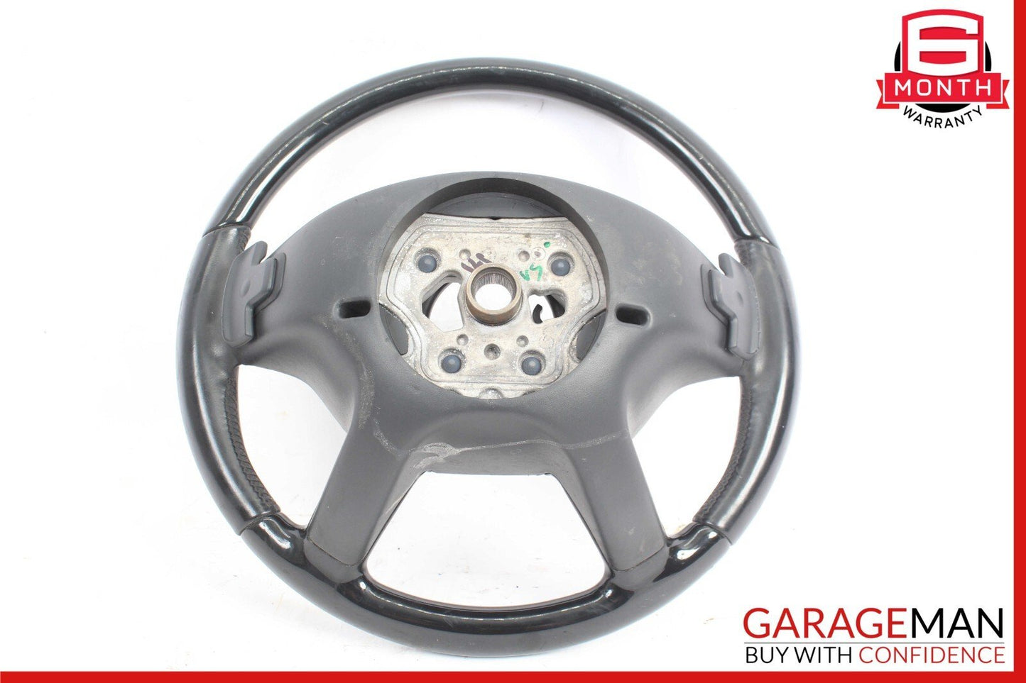 07-10 Mercedes S550 CL550 Driver Steering Wheel w/ Paddle Shifters Black Wood