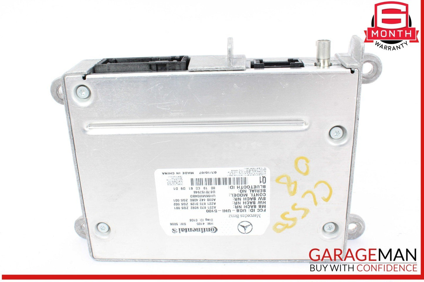 07-13 Mercedes W216 CL550 S550 Bluetooth Communication Controller Module OEM
