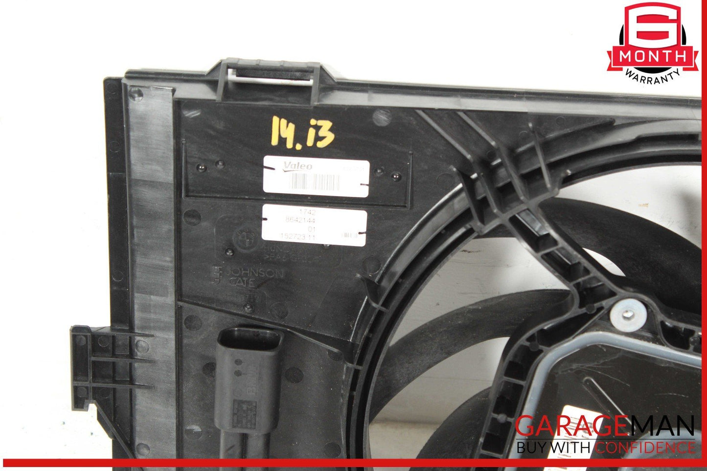 14-21 BMW i3 I01 Hybrid Radiator Cooling Fan Motor Shroud 8641949 OEM