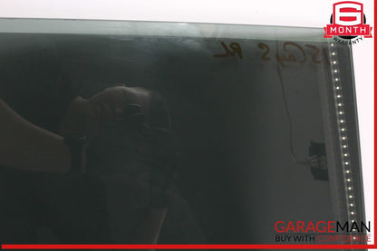 11-18 Porsche Cayenne 958 Rear Left Driver Side Door Window Glass OEM