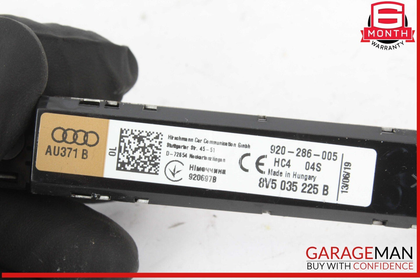 17-20 Audi S3 A3 Left Side Antenna Sensor Booster Control Module Unit 8V5035225B
