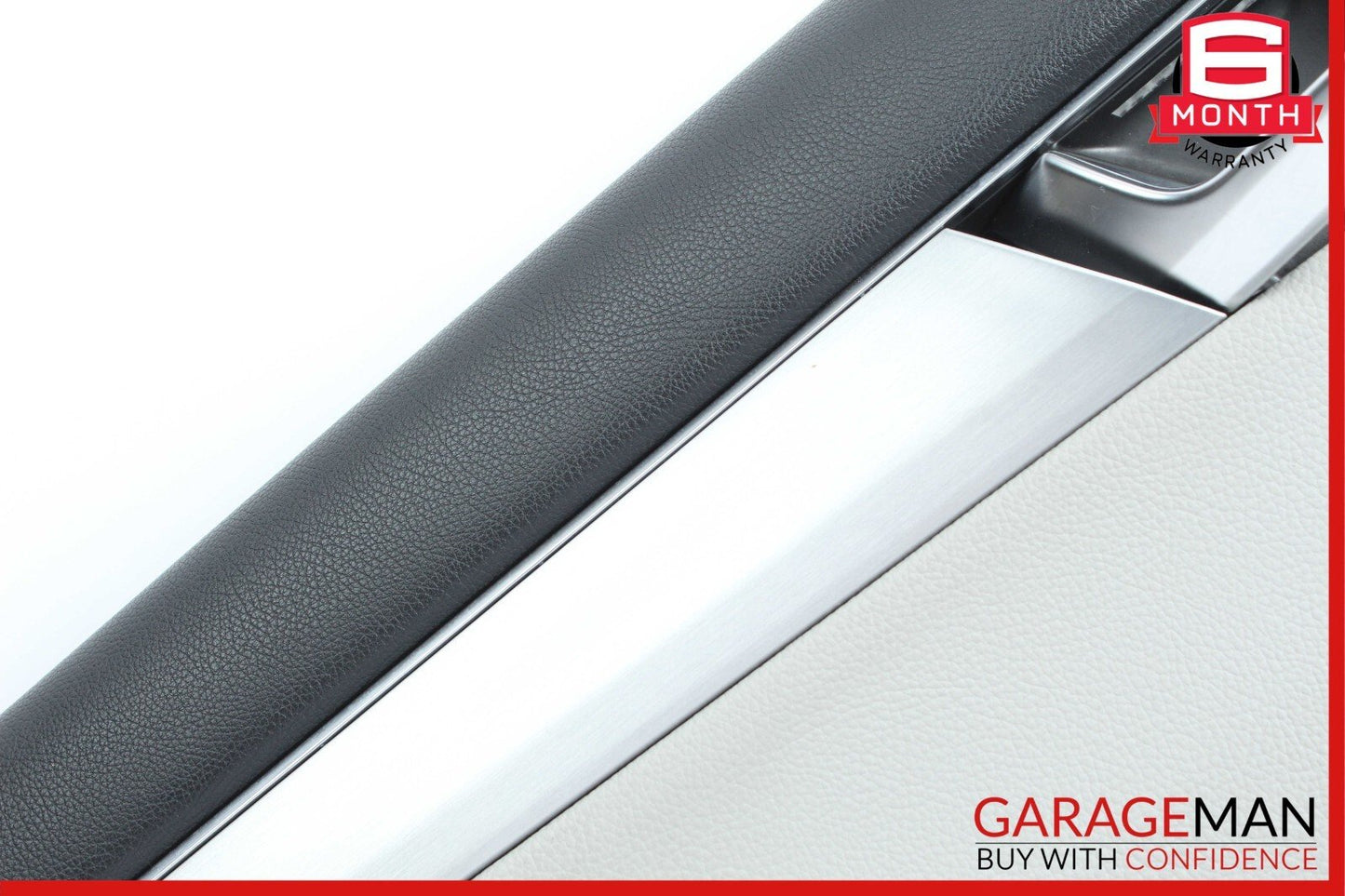 08-14 Mercedes W204 C250 Sedan Rear Left Side Interior Door Panel Cover Gray OEM
