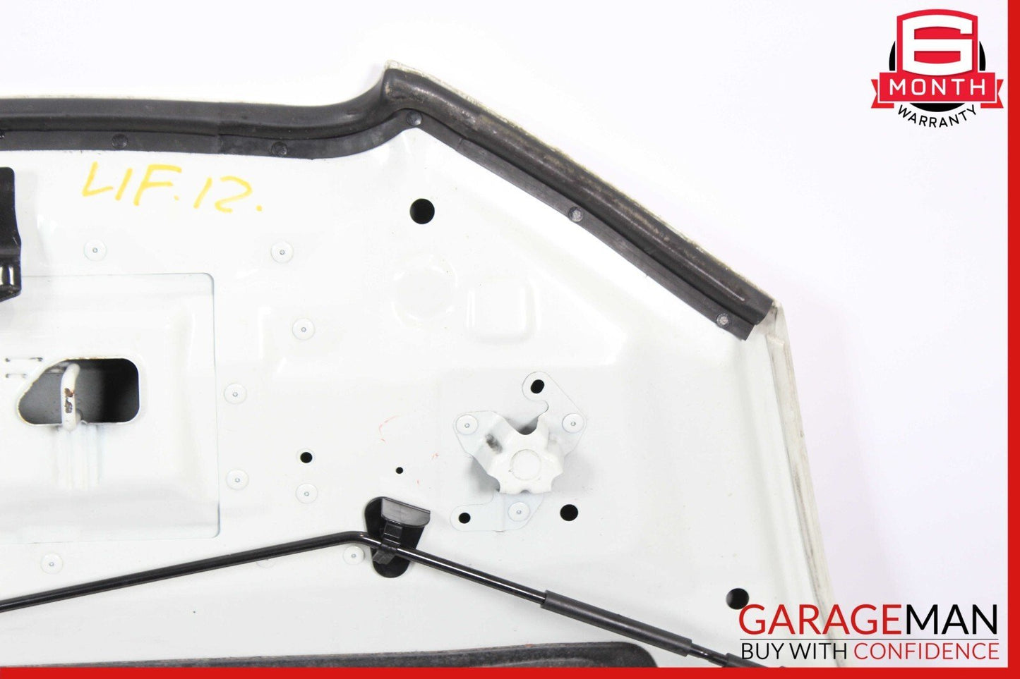 11-12 Nissan Leaf Front Hood Bonnet Panel Assembly White OEM