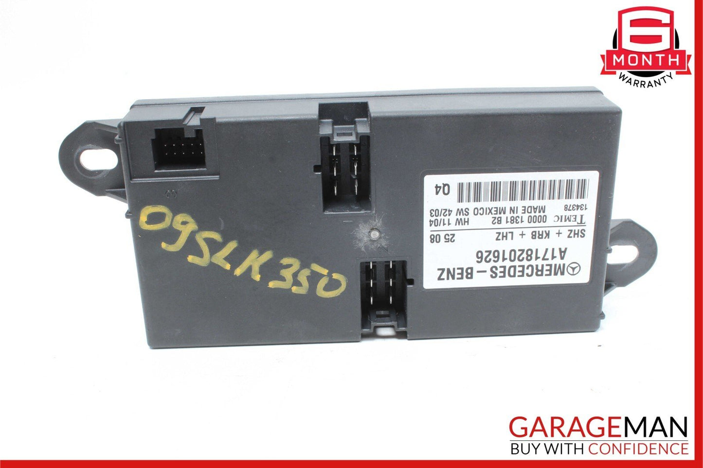 05-11 Mercedes R171 SLK350 SLK280 Heating Heated Seat Control Module Unit OEM