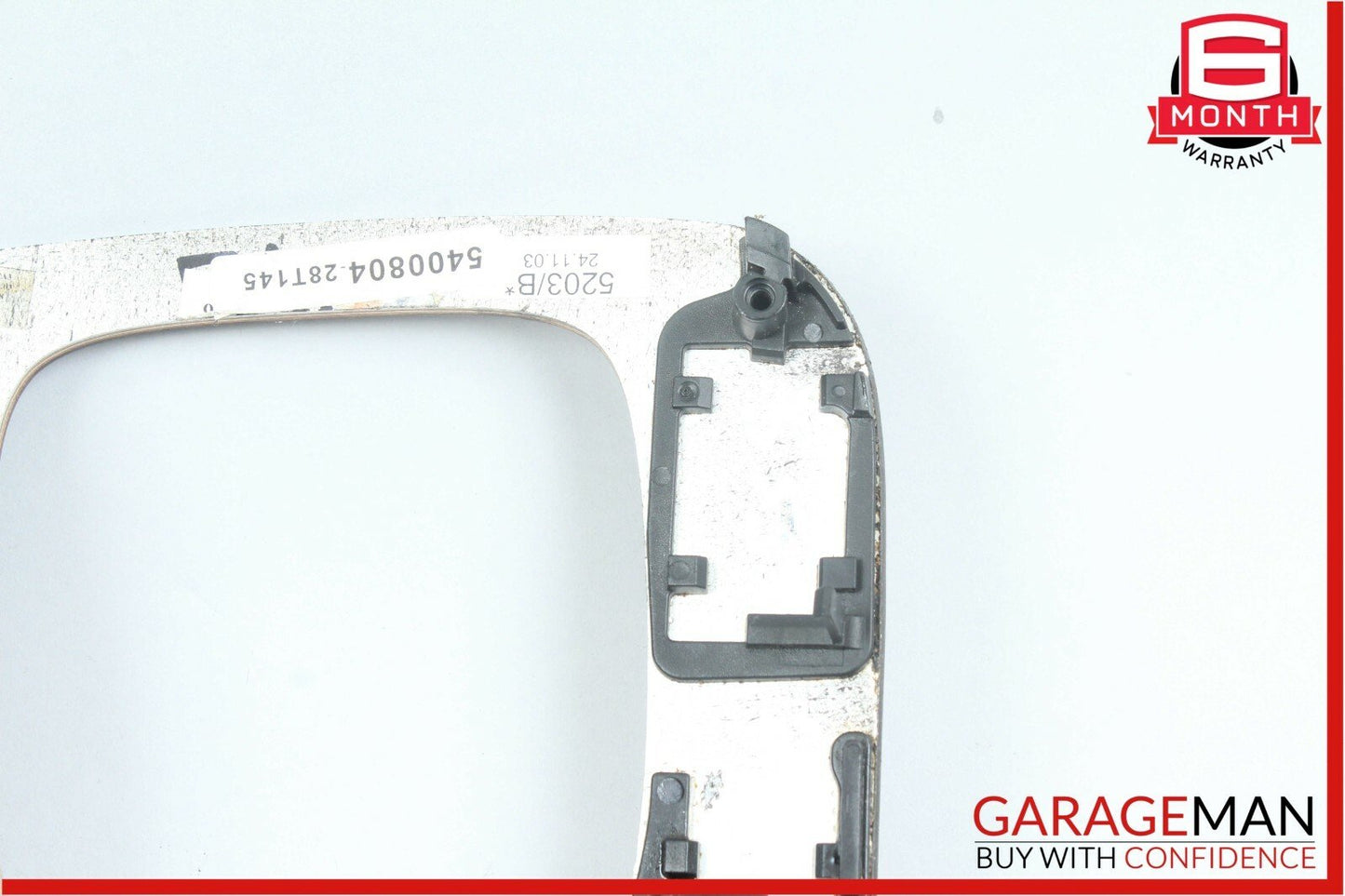 00-06 Mercedes W220 S430 S55 AMG Center Console Shift Shifter Trim Bezel Wood