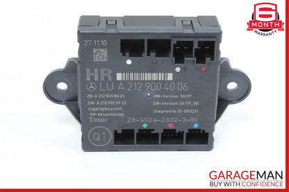 08-18 Mercedes W212 E350 C300 GLK350 Rear Right Side Door Control Module OEM