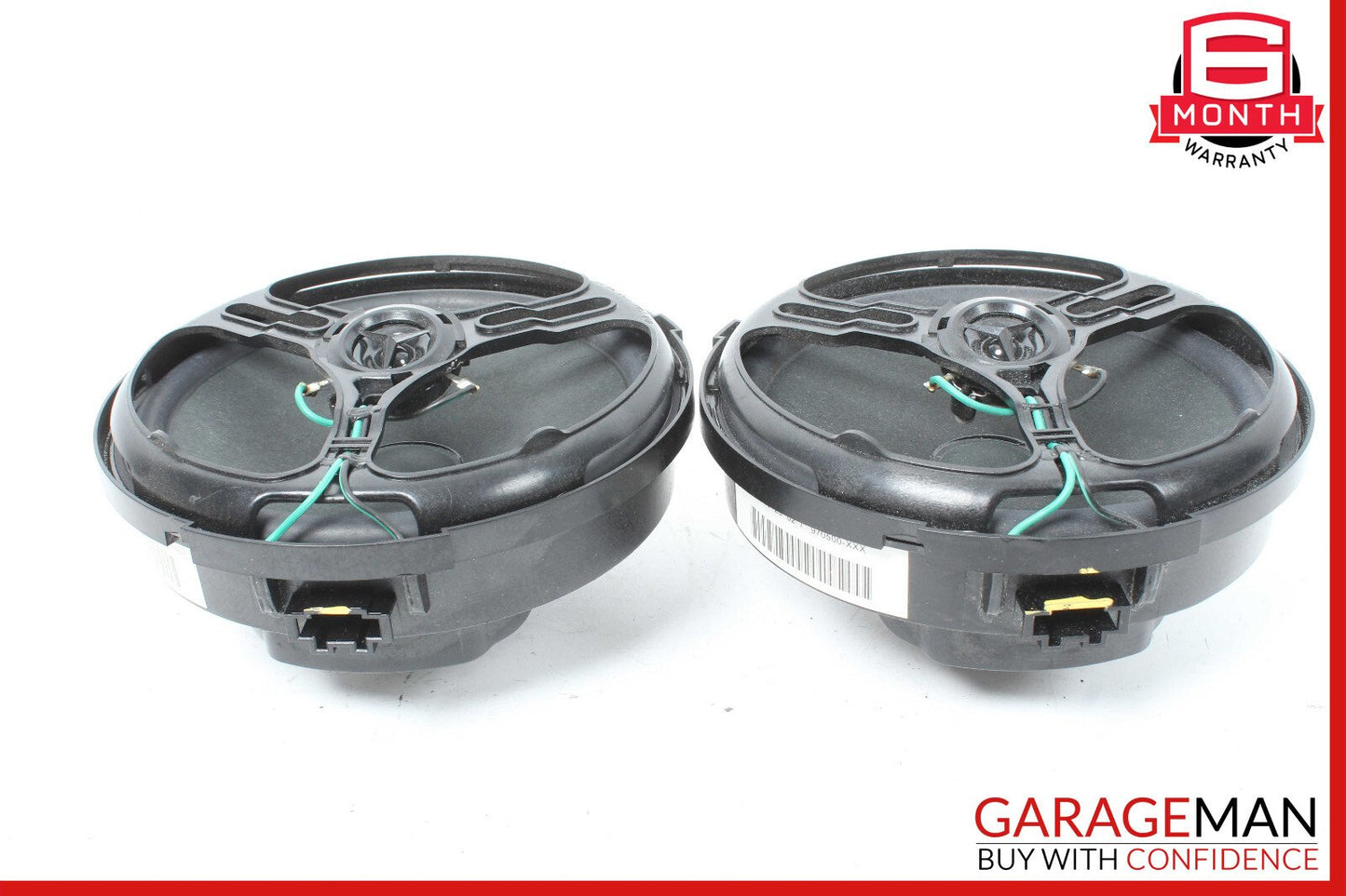 08-15 Mercedes W204 C300 Rear Right & Left Door Sound Speakers Set of 2 OEM