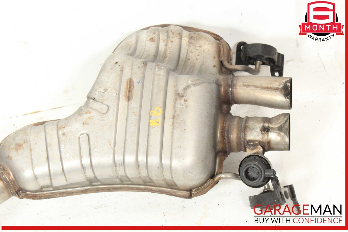 03-12 Bentley Continental GT Exhaust Muffler Mufflers Right & Left Set of 2 OEM