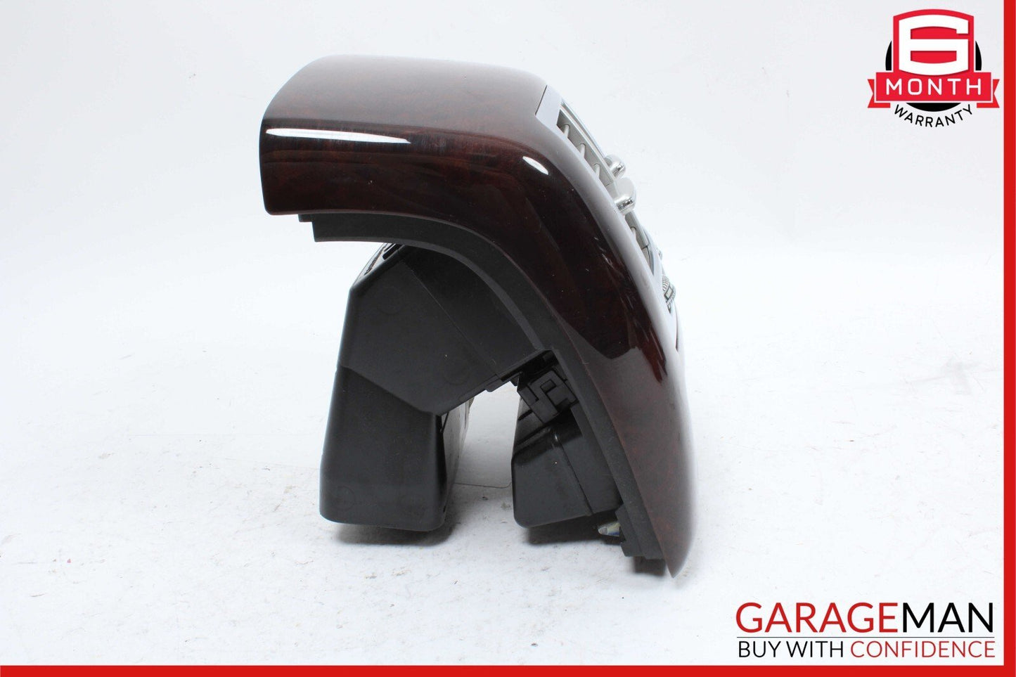 07-13 Mercedes W221 S550 S600 Rear Center Console AC A/C Air Vent Trim Wood