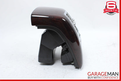 07-13 Mercedes W221 S550 S600 Rear Center Console AC A/C Air Vent Trim Wood