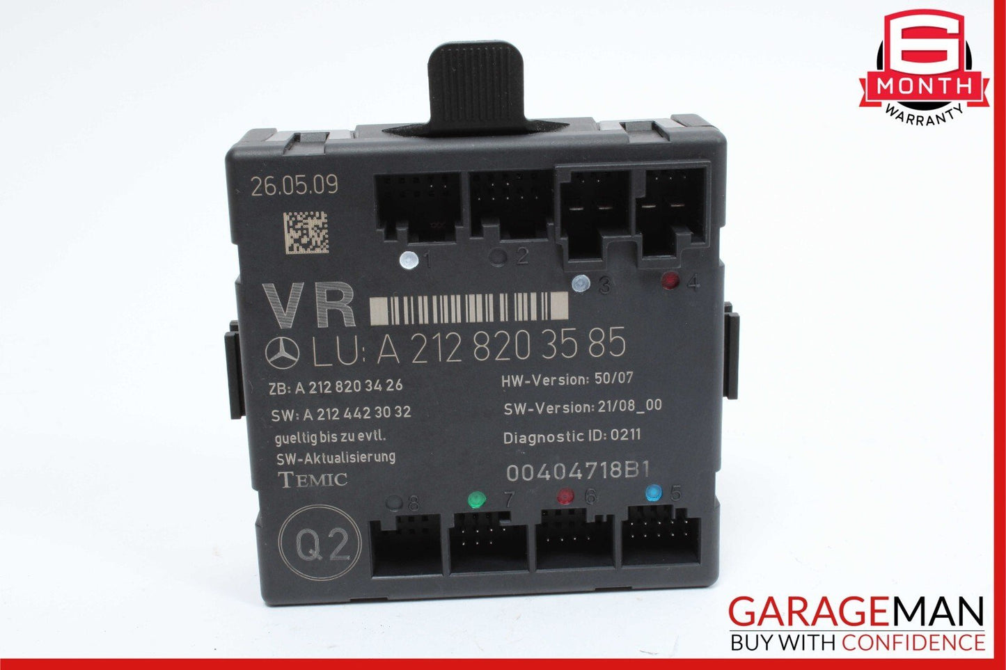 08-12 Mercedes C300 GLK350 E350 Front Right Side Door Controller Module Unit OEM