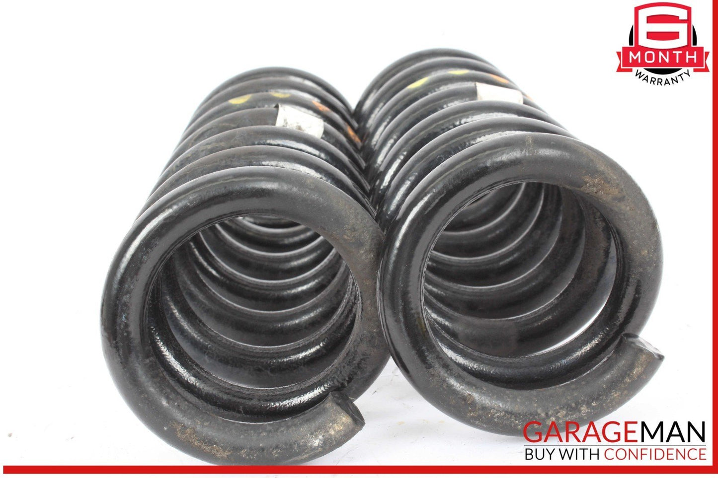 14-17 Maserati Ghibli Rear Right & Left Suspension Coil Spring Absorber Set OEM