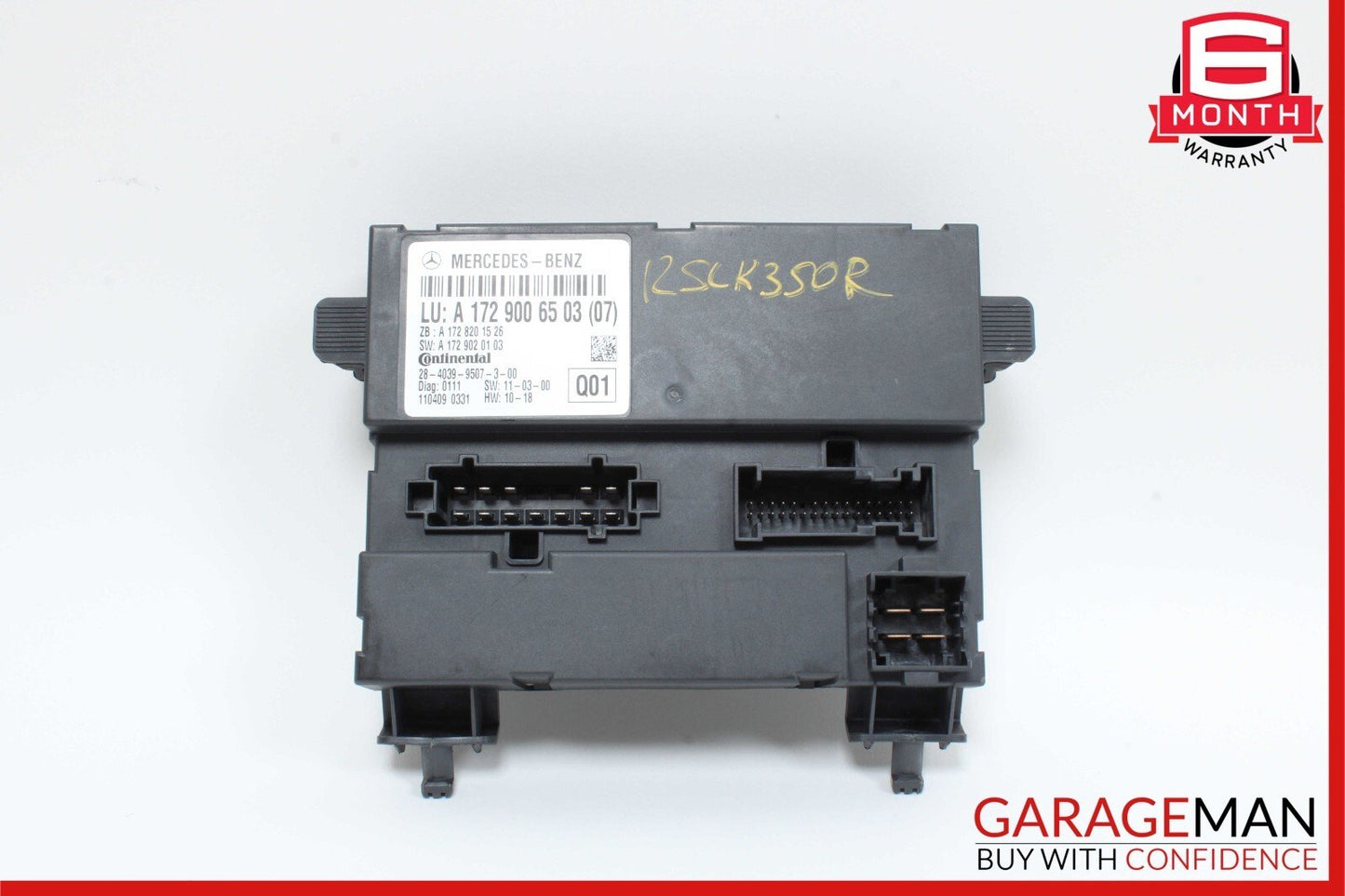 2012 Mercedes R172 SLK250 SLK350 Roof Convertible Top Module Control OEM