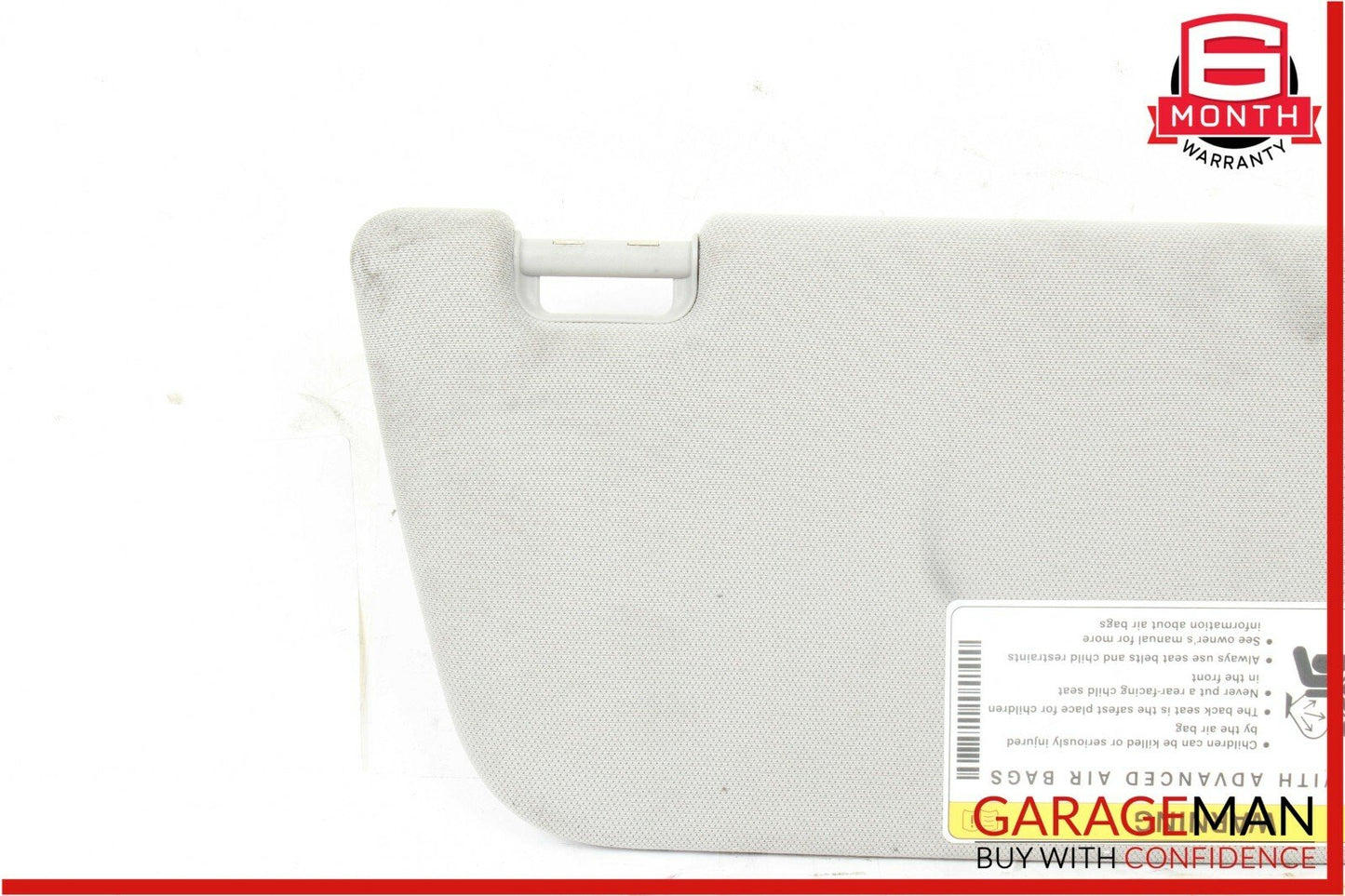 07-13 Mercedes W221 S550 Sun Visor Sunvisor Shade Cover Left Driver Side Gray