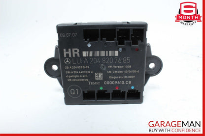 08-18 Mercedes W204 C350 GLK350 C250 Rear Right Side Door Control Module OEM