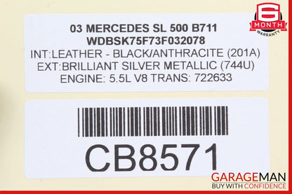 03-12 Mercedes R230 SL550 SL65 AMG Front Left Side Door Control Module Unit