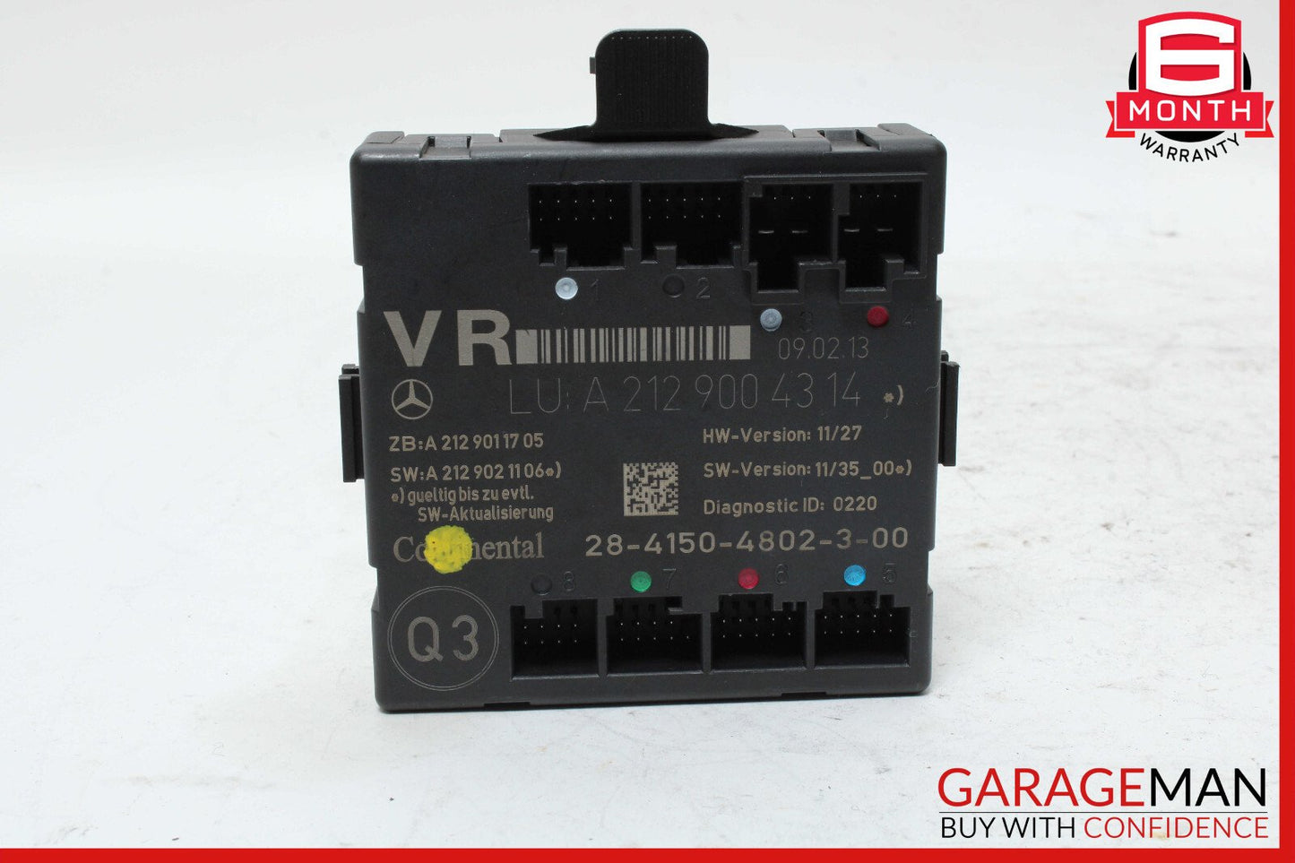 08-18 Mercedes W204 C300 Front Right Side Door Control Module OEM