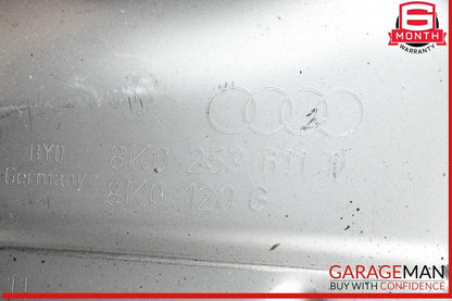08-12 Audi S5 4.2L Engine Rear Right Side Exhaust Muffler Pipe w/ Tips OEM