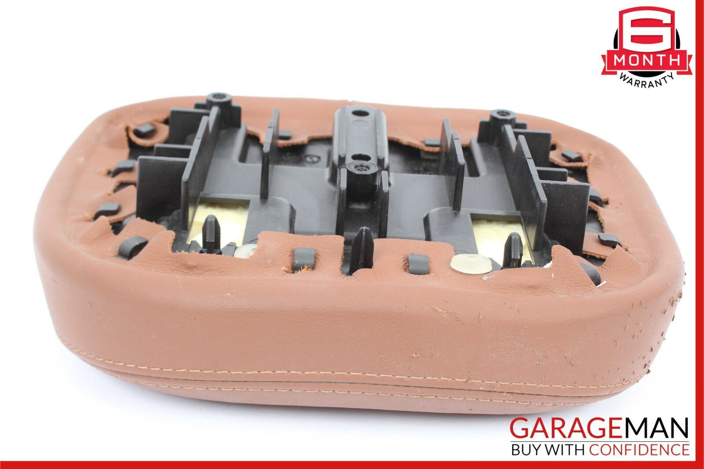 14-17 Maserati Ghibli Front Right / Left Seat Headrest Head Rest Brown