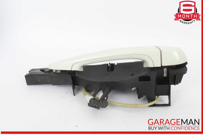 12-15 BMW X1 Rear Right Passenger Side Exterior Door Handle White OEM