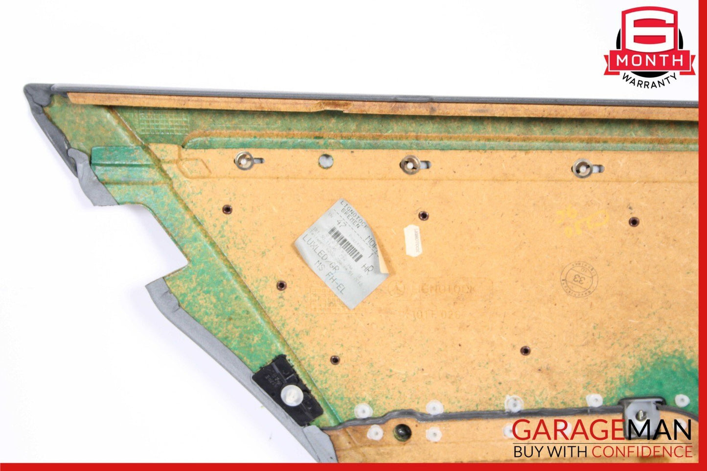 96-97 Mercedes W202 C230 C280 Rear Right Side Interior Door Panel Cover Grey OEM