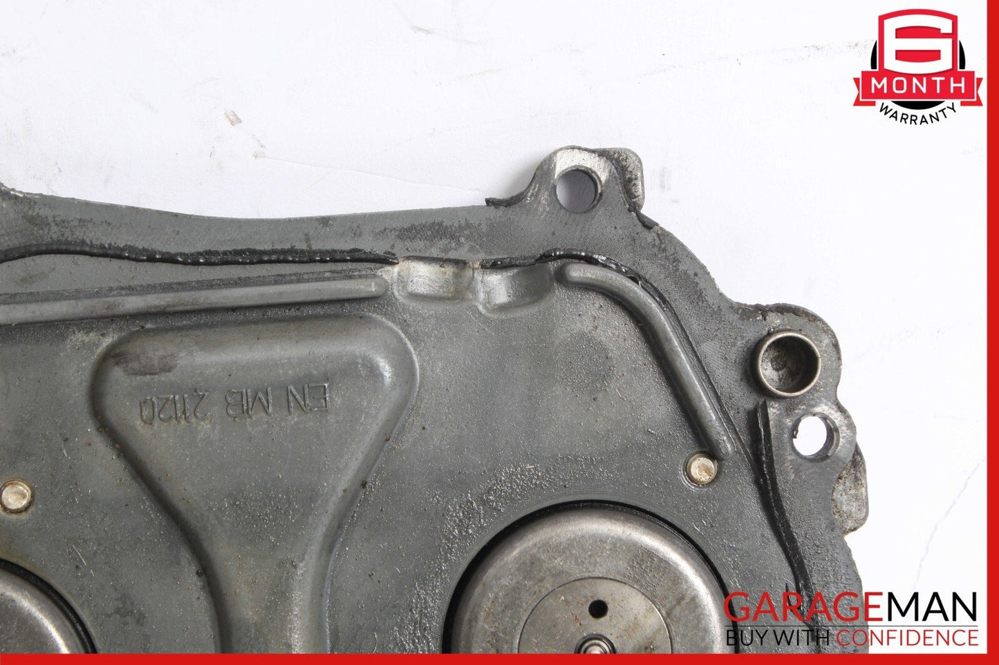 12-18 Mercedes W212 E350 E550 Front Left / Right Engine Timing Chain Cover Plate