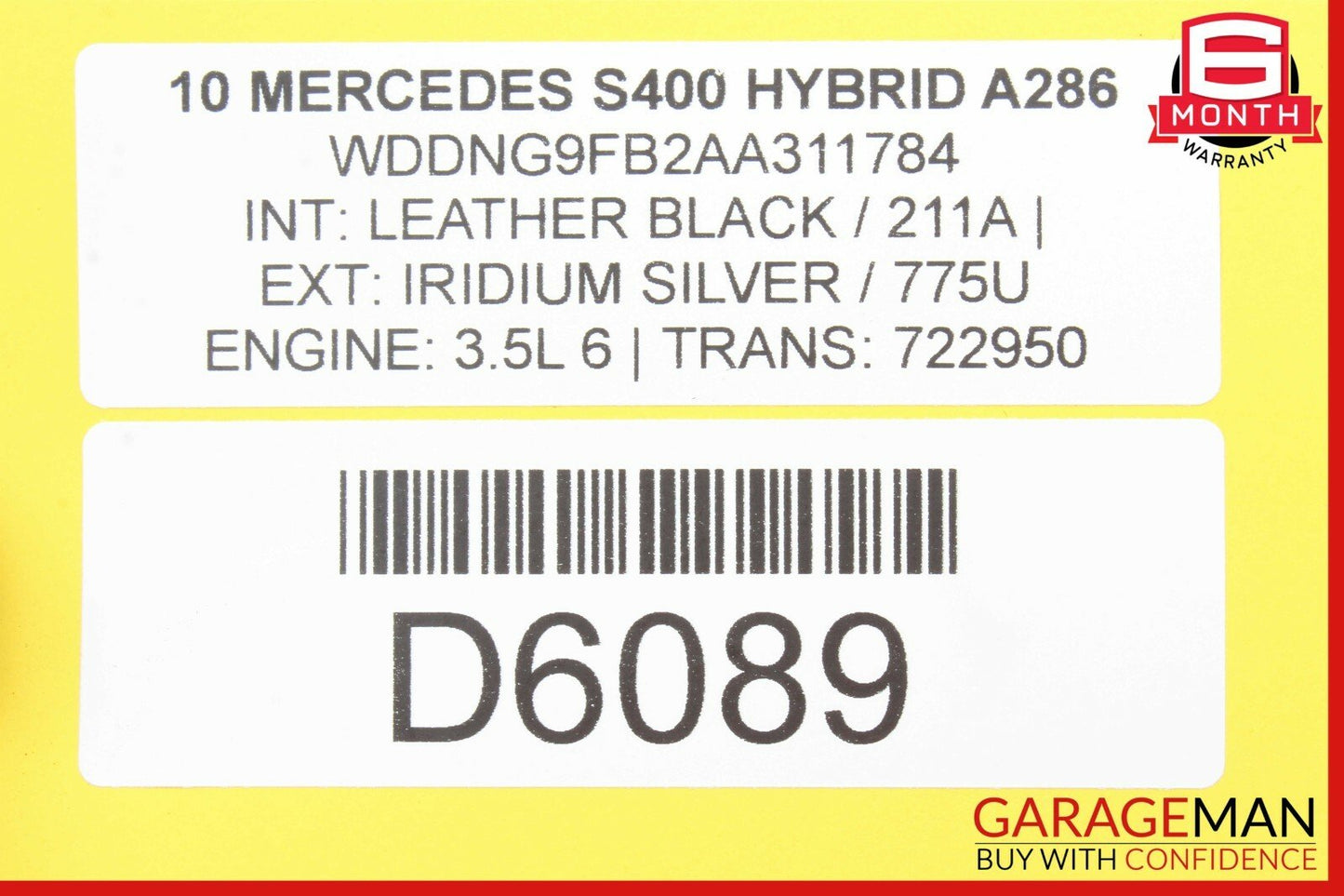 07-13 Mercedes W221 S400 Front Left Side Dynamic Seat Massage Control Module OEM
