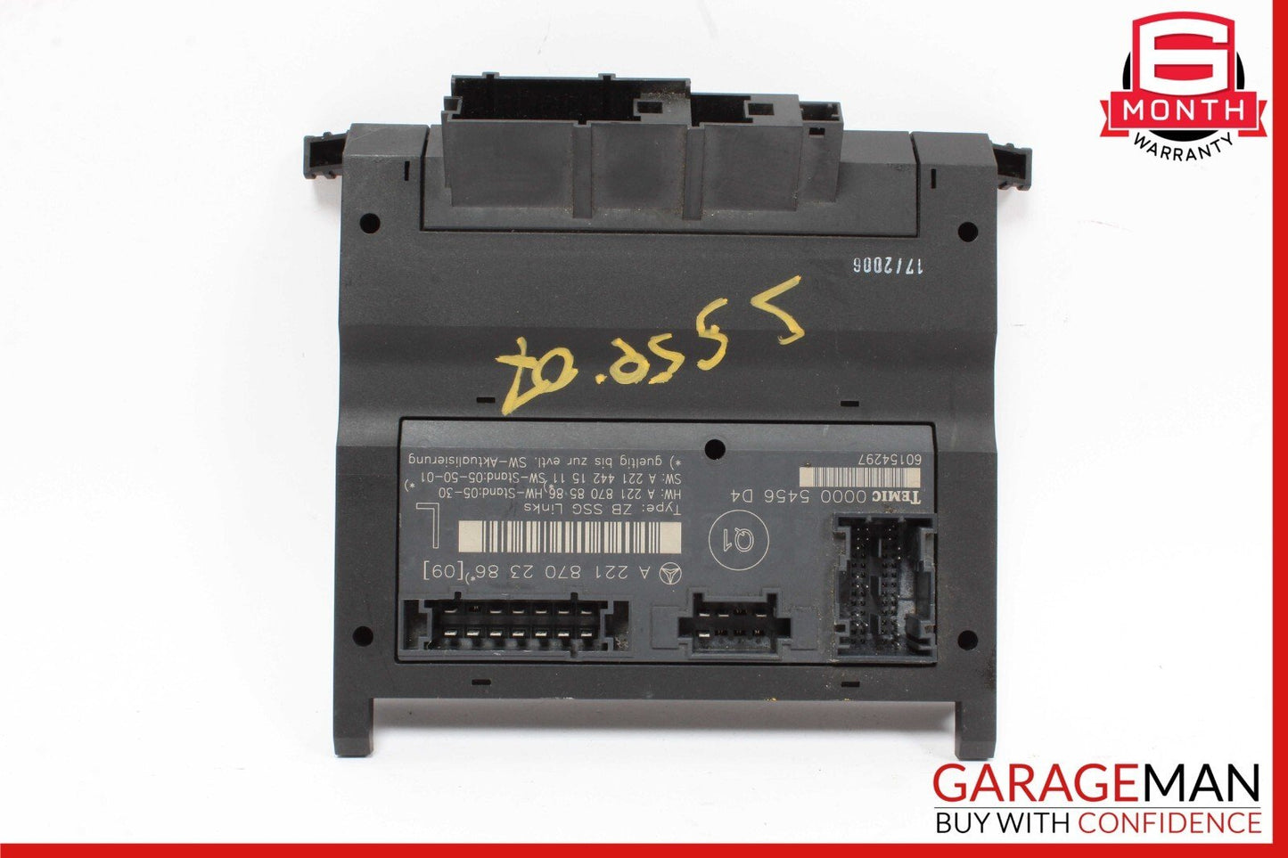 07-13 Mercedes W221 S550 S65 S63 AMG Front Left Side Under Seat Controller Unit