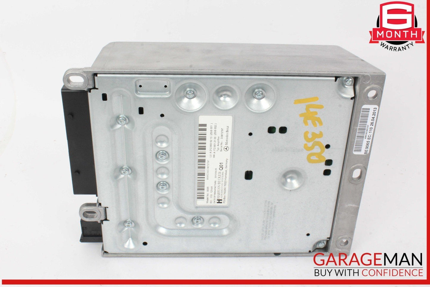 08-17 Mercedes W212 E350 E63 AMG Amplifier Amp Harman Becker 2129005213 OEM