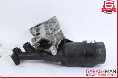 13-15 Mercedes X204 GLK250 Oil Filter Housing Assembly w/ Radiator Bracket OEM