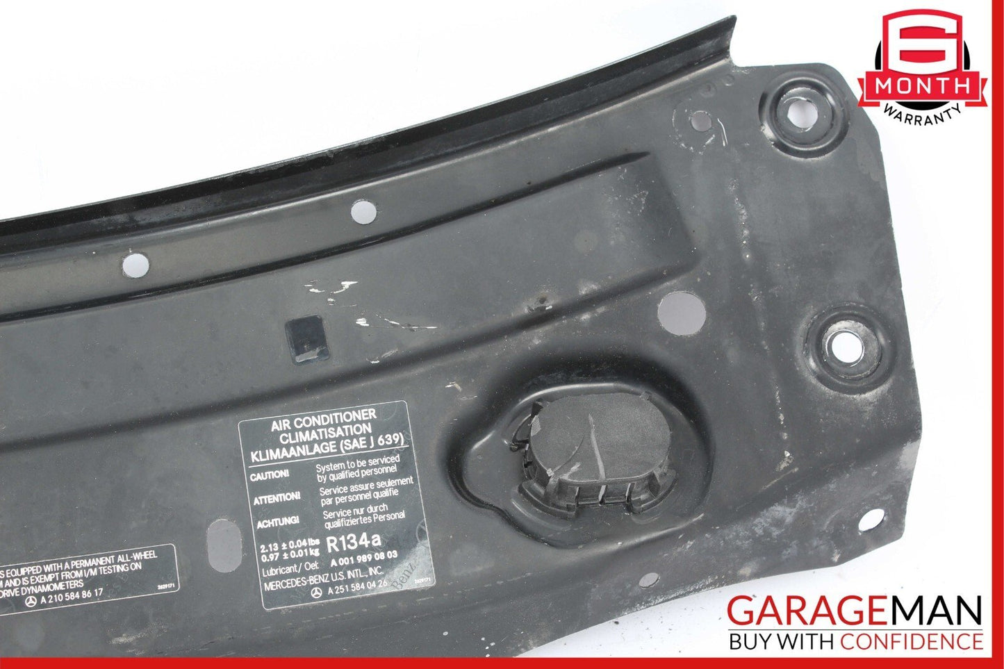 06-12 Mercedes GL450 ML550 R350 Front Upper Radiator Core Tie Bar Support Frame