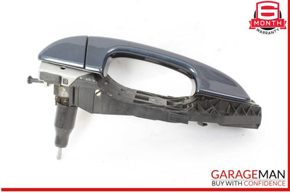 11-18 Porsche Cayenne 958 Front Left Driver Side Exterior Door Handle Blue OEM