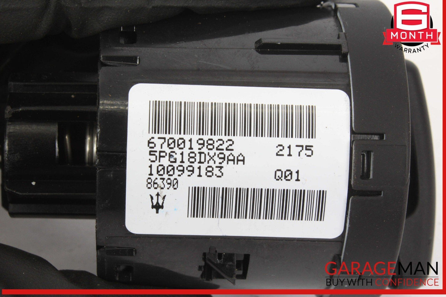 14-22 Maserati Quattroporte M156 Headlight Control Switch Black 670019822 OEM