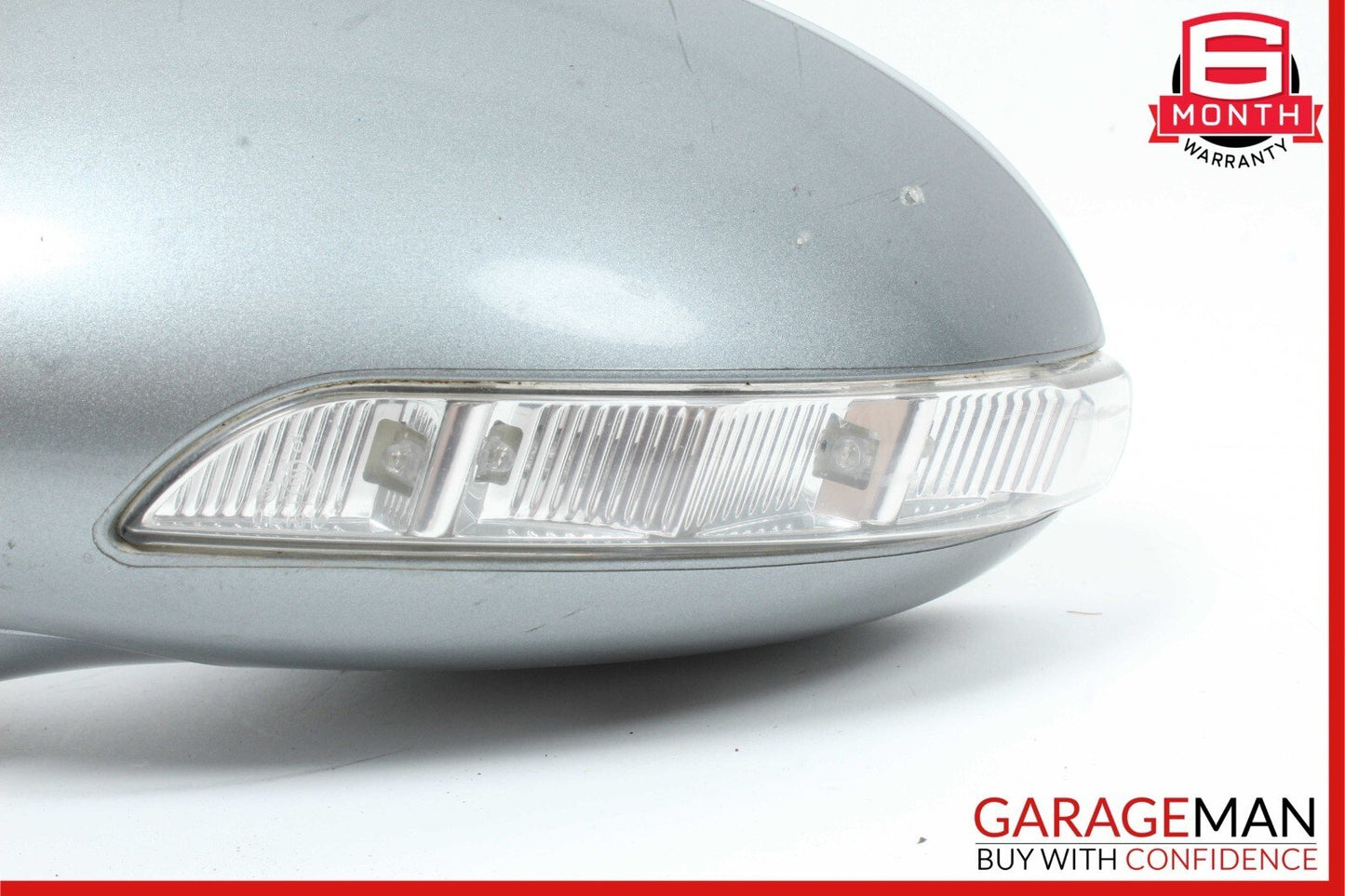 07-09 Mercedes W221 S550 Front Left Side Mirror Door Rear View Andorite Grey OEM