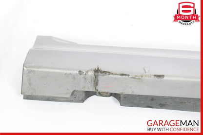 13-19 Fiat 500 Electric Left Driver Side Skirt Rocker Panel Molding Silver OEM