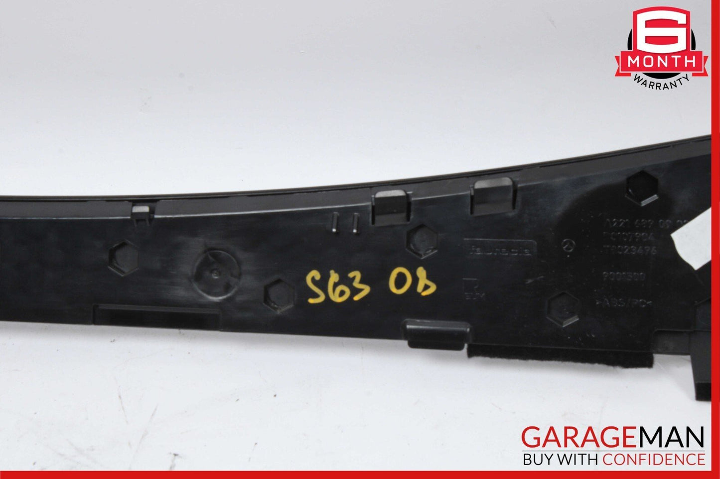 07-13 Mercedes W221 S550 S63 AMG Dashboard Air Vent Trim Panel Cover Central