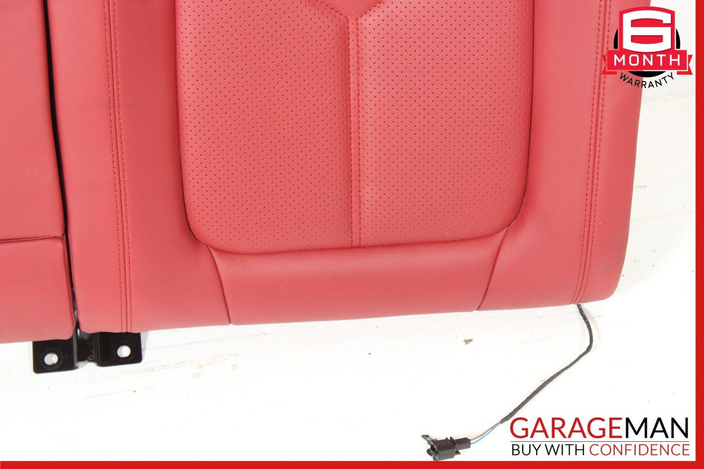 15-24 Porsche Macan 95B Rear Left Top Upper Seat Cushion Assembly Red OEM