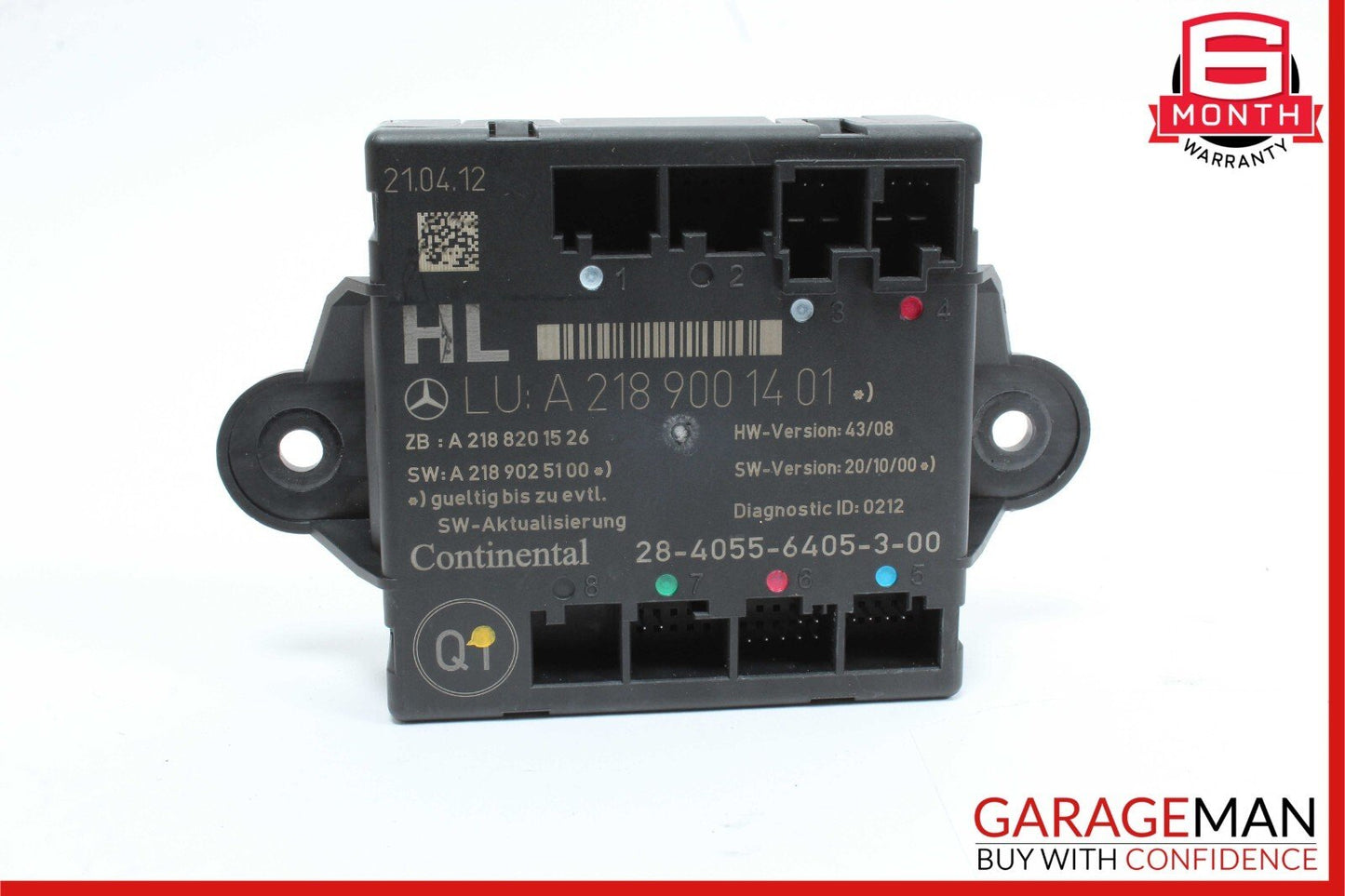 08-18 Mercedes W204 C250 C300 E350 CLS500 Rear Left Door Control Module Unit OEM