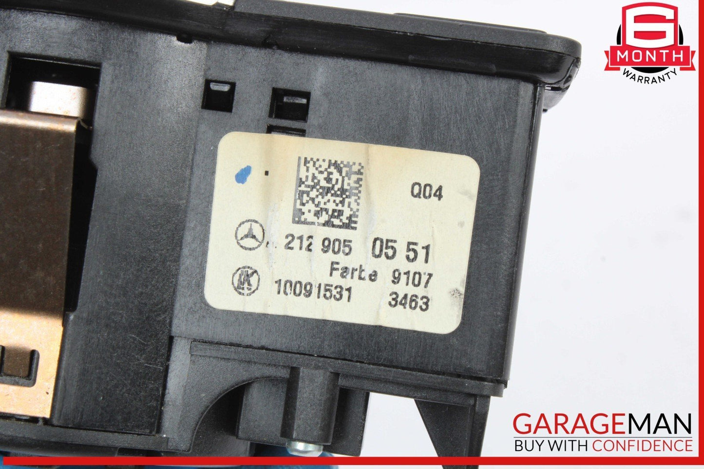 08-20 Mercedes W204 C250 GLK350 Headlight Fog Light Switch Control Module OEM