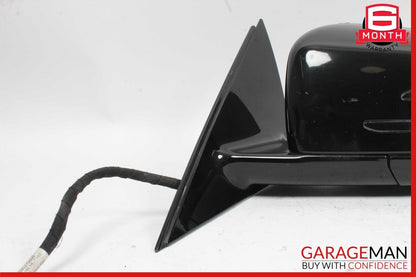 10-13 Mercedes W221 S550 S600 Front Left Side Mirror Door Rear View Black OEM