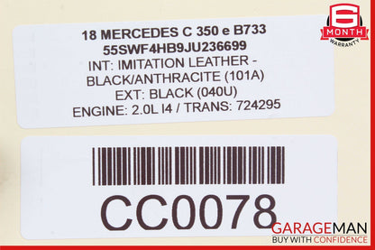 15-18 Mercedes W205 C300 C350e Rear Trunk Switch Control Module Unit OEM